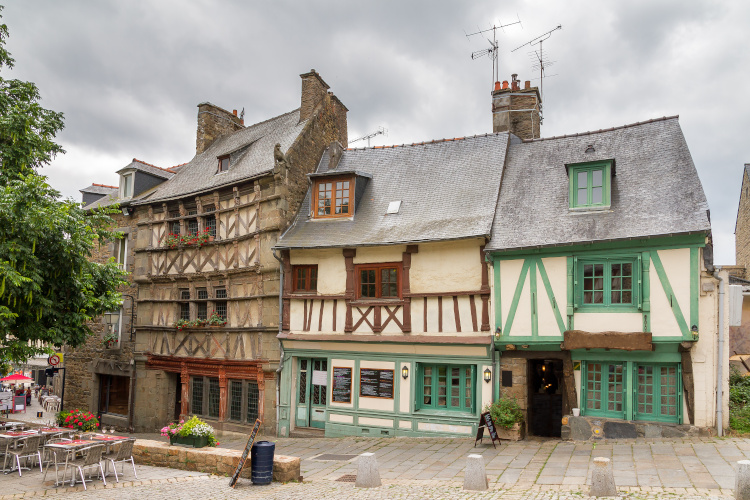 Saint Brieuc, maisons à colombages